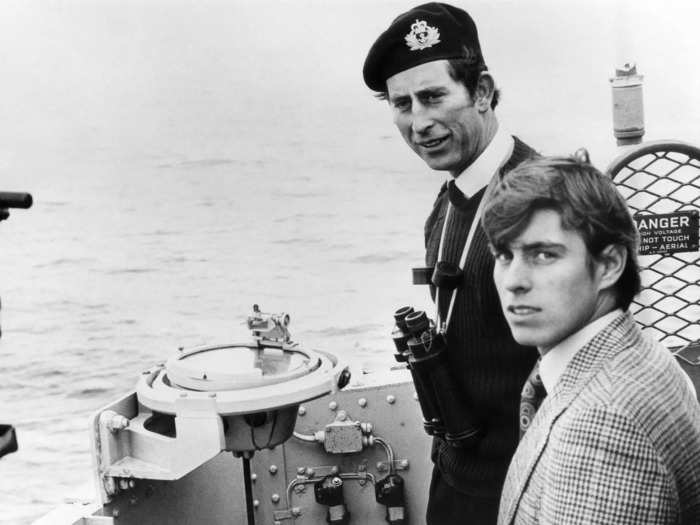 1976: Prince Charles took command of his first ship, the coastal minehunter HMS Bronington. It was also his last year of active military service and the year he started his charity, The Prince