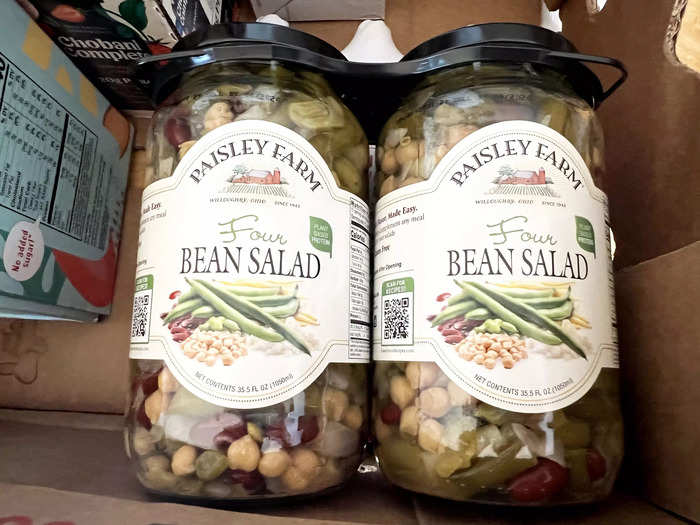 The Paisley Farm four-bean salad is a family favorite.