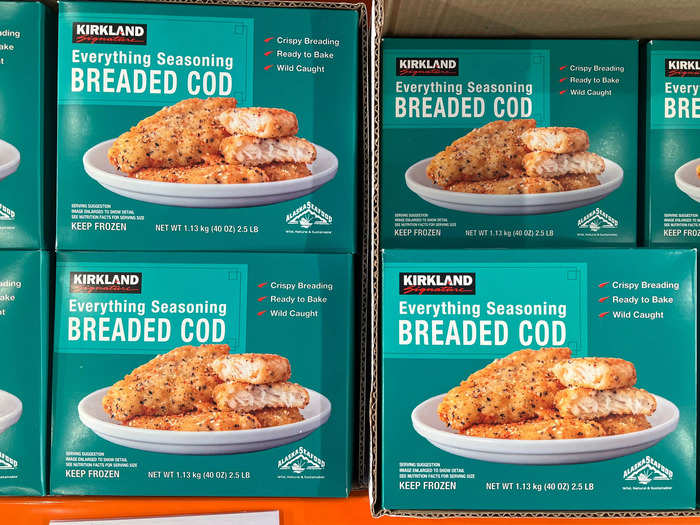 Kirkland Signature’s everything-seasoning breaded cod is a quick-and-nutritious air-fryer staple.