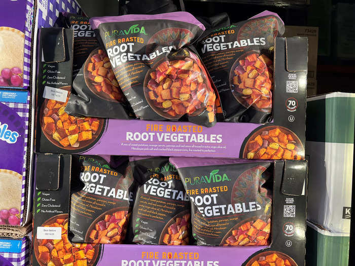 The Pura Vida fire-roasted root vegetables add variety to our veggie rotation.