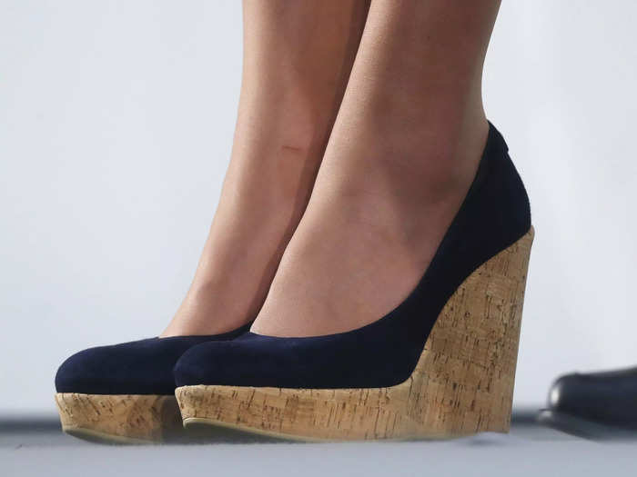 Cork wedge heels can stay in the past.