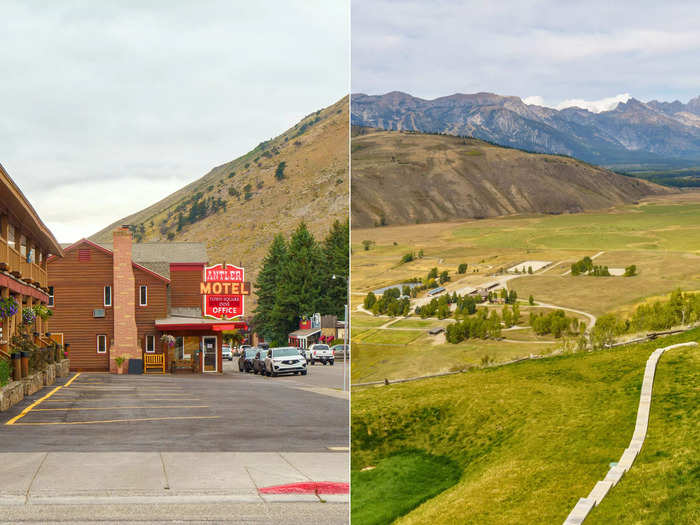 Jackson Hole comprises multiple towns in Teton County.