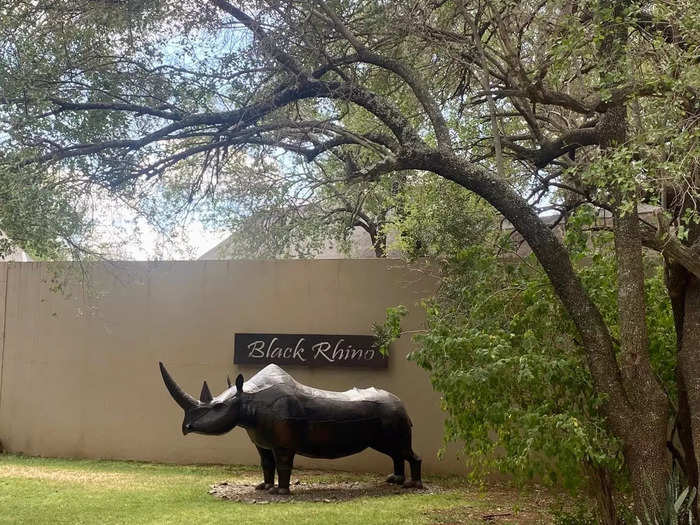 Black Rhino is about three hours from the local airport by car. 