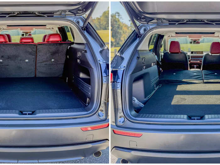 Open the power liftgate, and you