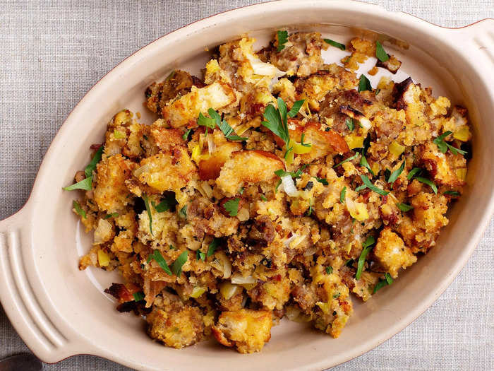 Try making your stuffing in a slow cooker, rather than in the oven or inside the turkey.