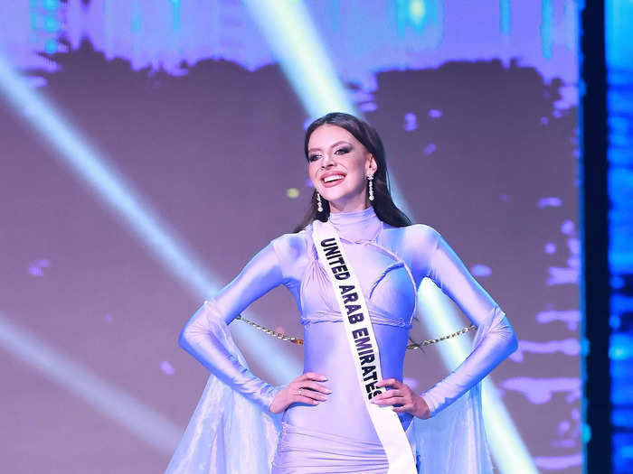 Emilia Dobreva was the first Miss United Arab Emirates to compete at Miss Universe. 