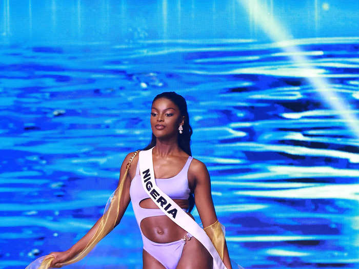 Chidimma Adetshina was the first Miss Nigeria to place in the top five at the pageant. 