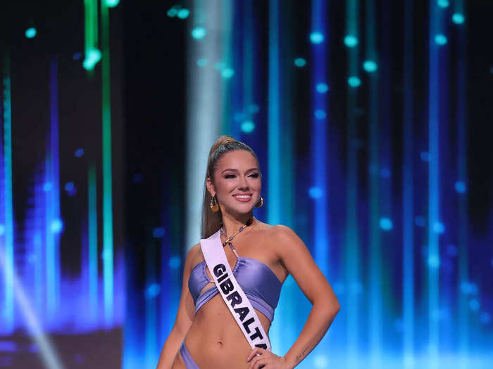 Miss Gibraltar Shyanne Mcintosh was the shortest contestant in the pageant