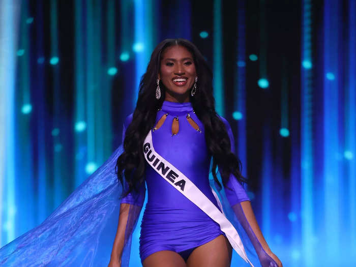 Saran Bah was the first Miss Guinea to compete at Miss Universe. 