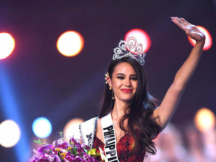 Catriona Gray was crowned Miss Universe in 2018.