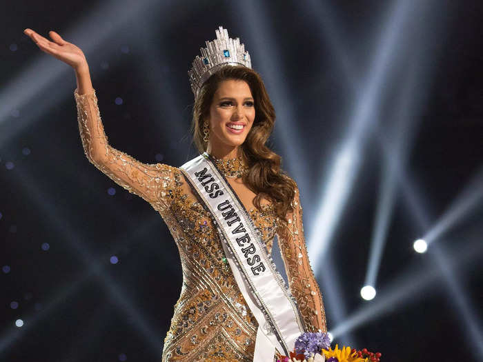 When Iris Mittenaere won in 2016, she was the first Miss France to do so in 63 years.