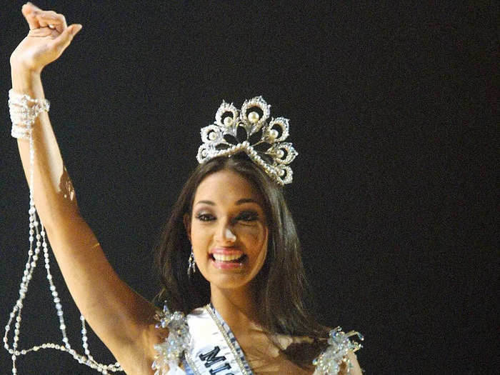 Amelia Vega was the first person from the Dominican Republic to win the Miss Universe title in 2003.