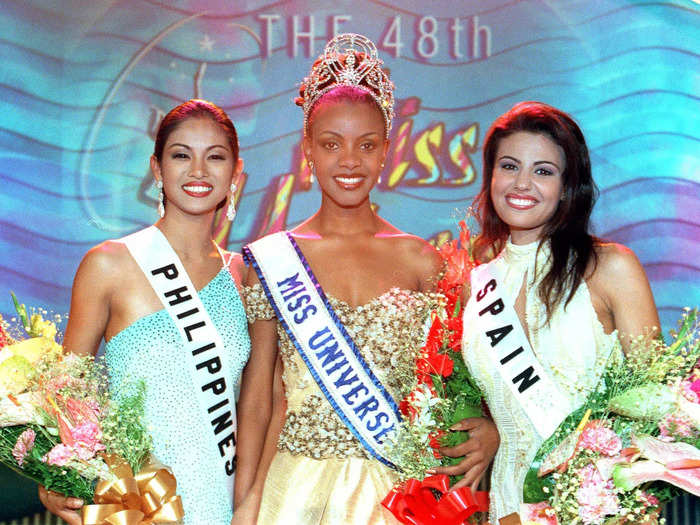 Mpule Kwelagobe, crowned in 1999, was Botswana