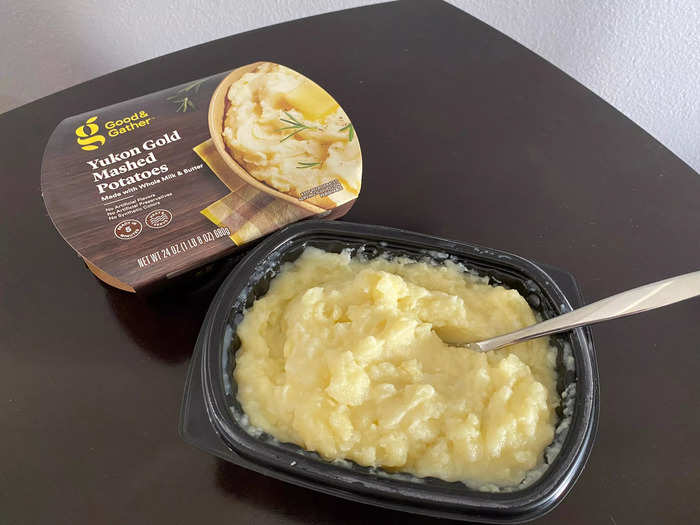 I was disappointed with the flavor and texture of these mashed potatoes.