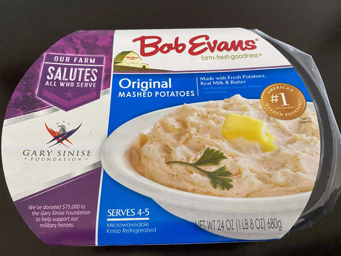 The Bob Evans potatoes take a little longer than the other microwavable options.