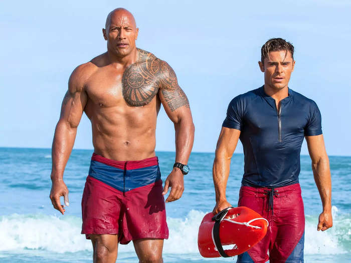 1 (tie). "Baywatch" (2017)