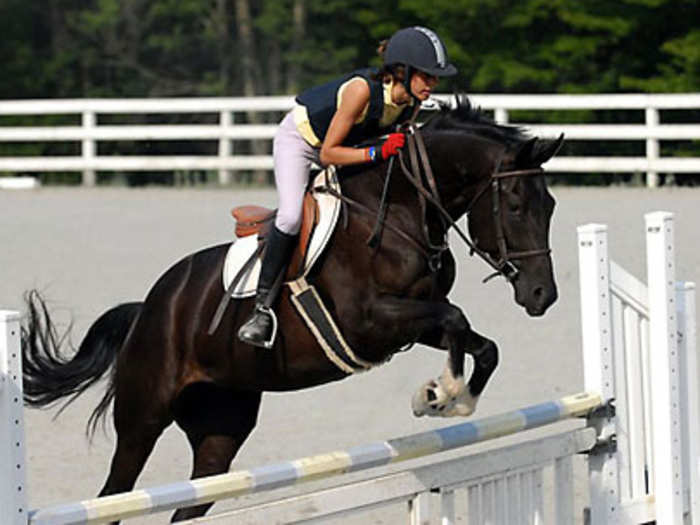 The International Riding Camp in Greenfield Park, NY costs $14,700 for the summer.