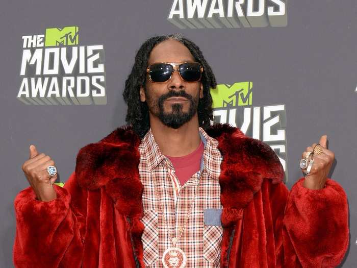 WORST: As always, Snoop Dogg (Lion) showed up in a fur coat looking quite casual underneath.