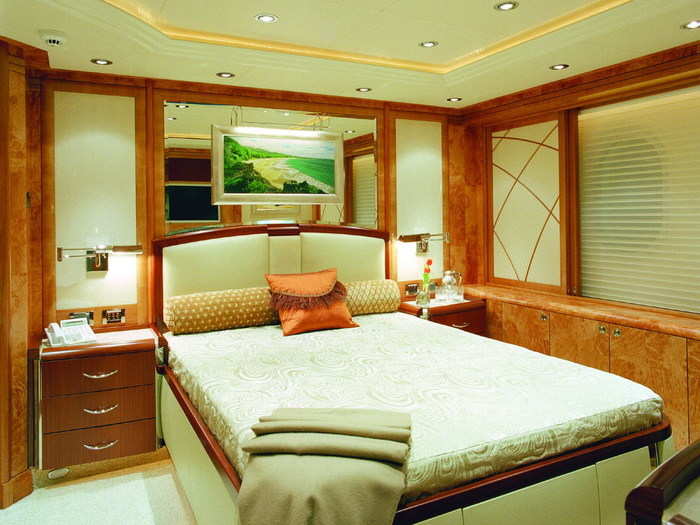 There are five staterooms on board.