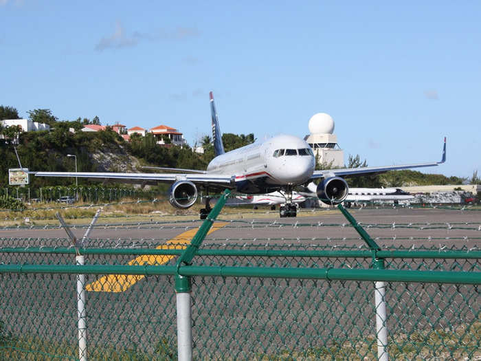 Despite the fact that everyone at Maho Beach has not only seen an airplane, but likely flew on one to get to the island, seeing one so close is still quite an experience.