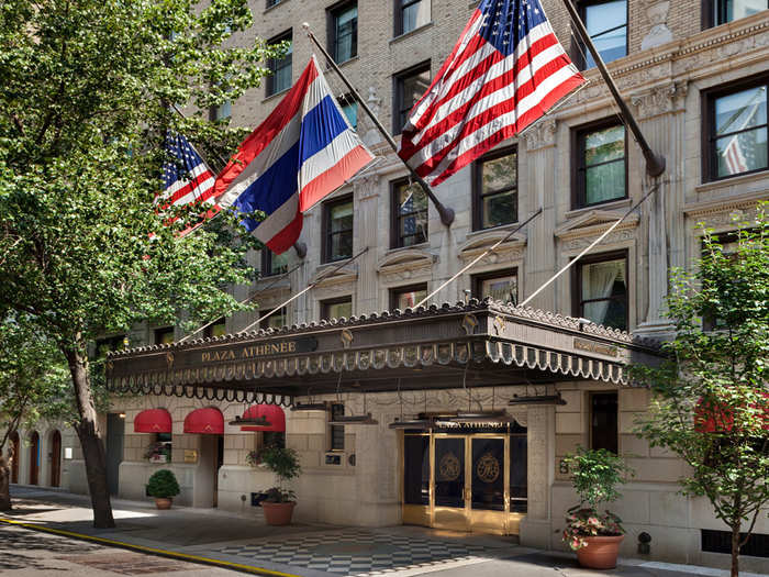 8. Hotel Plaza Athenee (37 E 64th Street): $646