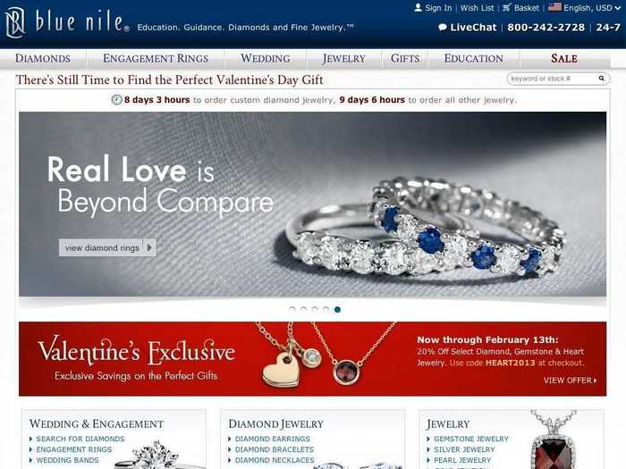 Blue Nile is disrupting the jewelry business.