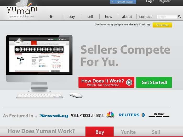 Yumani makes sellers compete for customers.