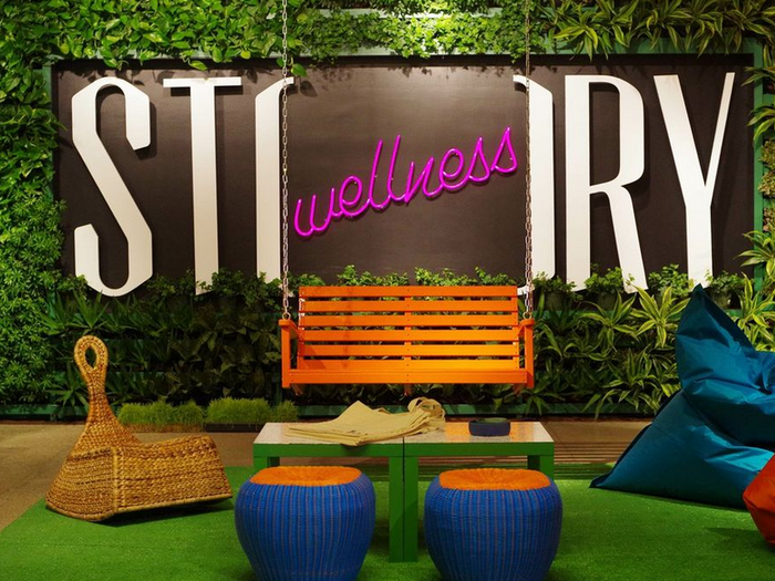 STORY stores have themes, such as "wellness." All products fit into the theme.