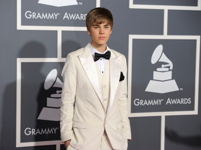 He rocked an all white tuxedo to the 2011 Grammys — but didn