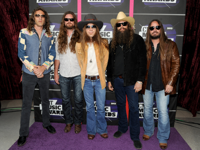 Blackberry Smoke went for long hair.