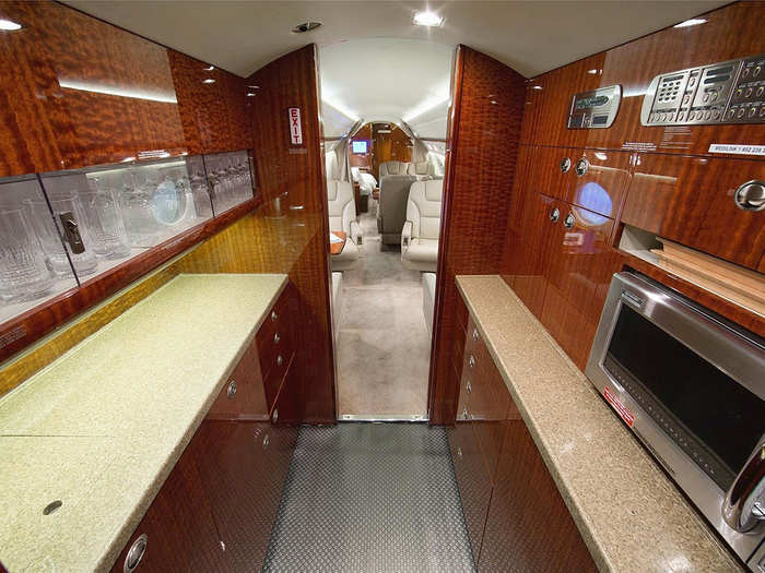 Another view of the galley looking back into the cabin