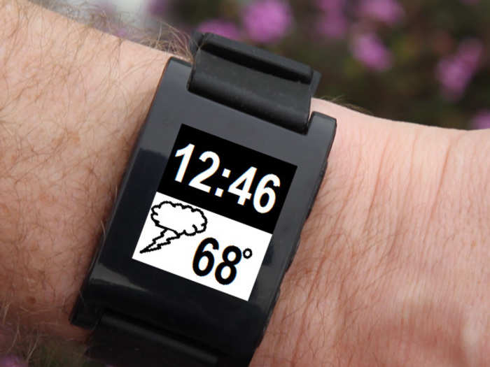 Pebble makes a smartwatch that connects to your Android phone or iPhone