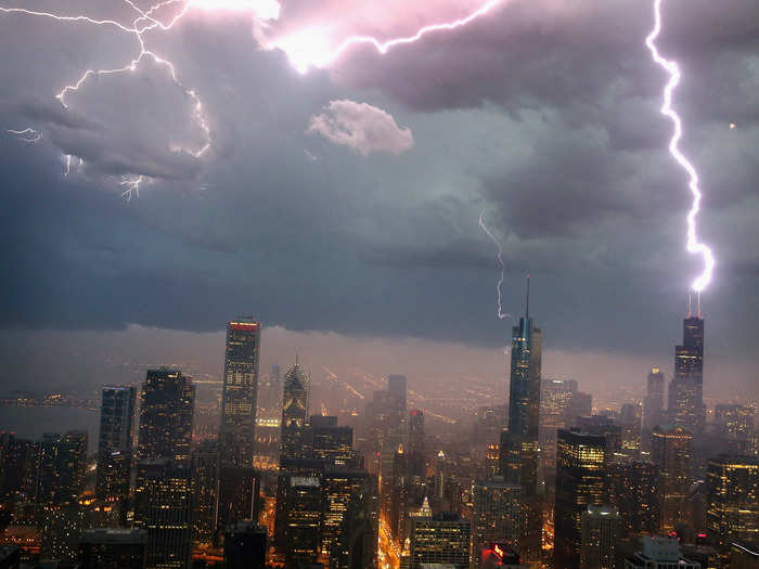 Lightning does strike twice. And some places, like the Empire State Building, get struck up to 100 times a year.