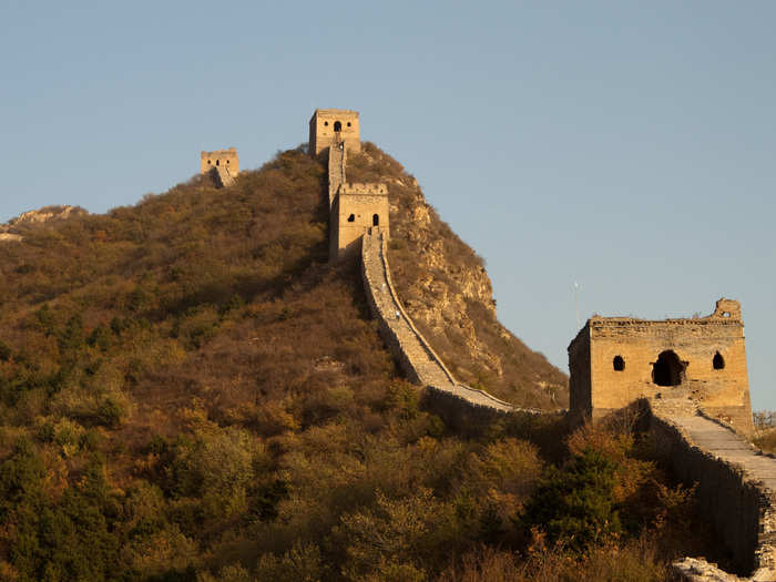 The Great Wall of China isn