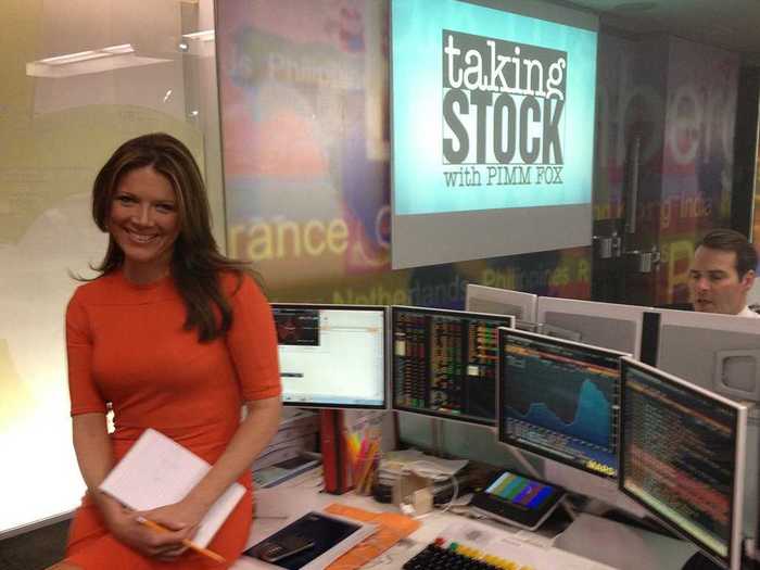 We hope you guessed Trish Regan, the anchor of 