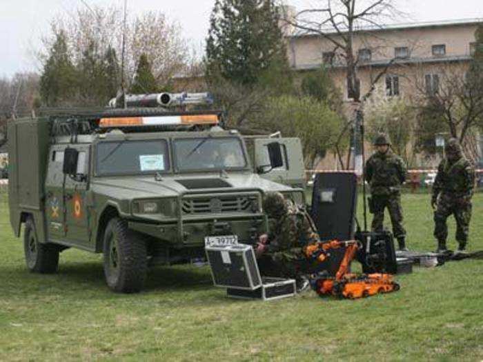 Bomb technicians love to train and they use an obstacle course called the EOD rodeo