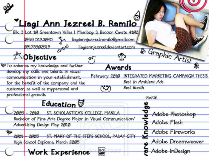 Liagi Ann Jezreel Ramilo wanted to show that she loves to "doodle."