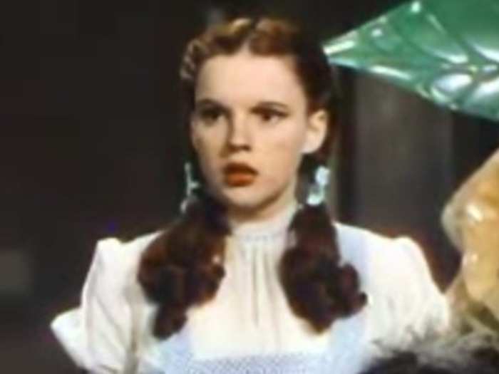 The dress Judy Garland wore in "The Wizard Of Oz" sold for $480,000 at auction.