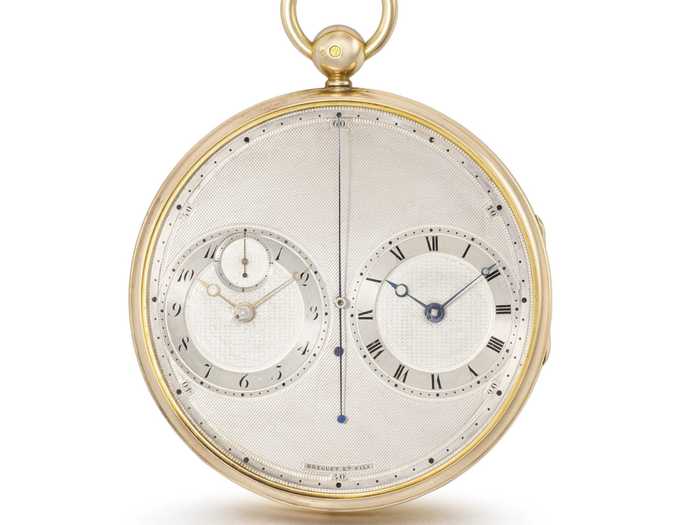 #5 A Breguet & Fils chronograph with two movements from 1814 sold at Christie