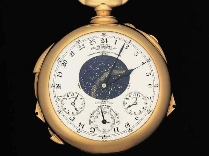 #1 The Henry Graves "supercomplication," also by Patek Philippe, sold for $11 million at Sotheby