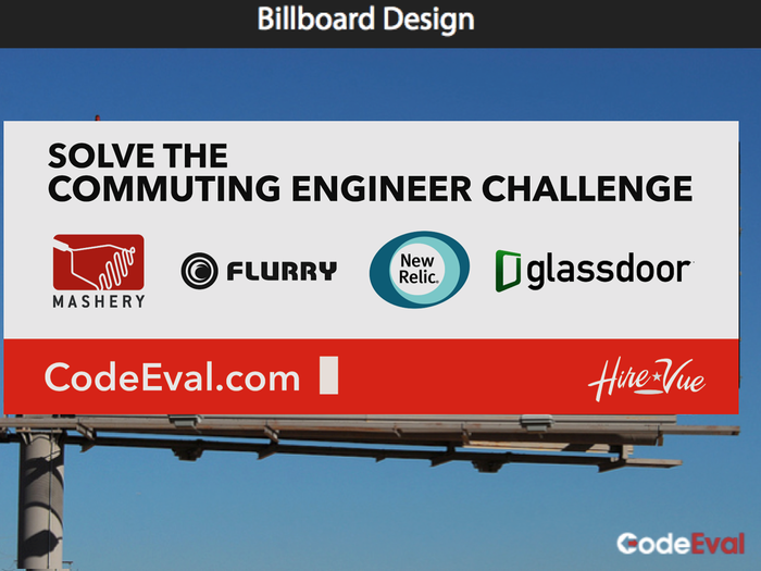 The billboard challenge