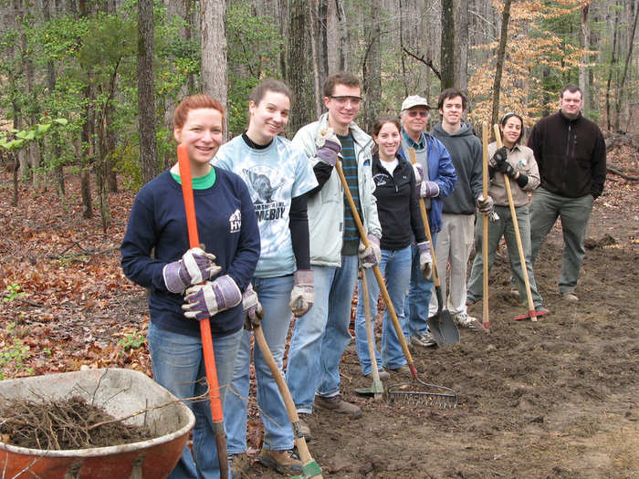 Climb the social ladder by volunteering.