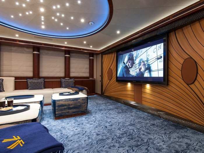 The full cinema is one of the boat