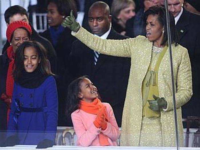 Michelle Obama: Quality time at the table.