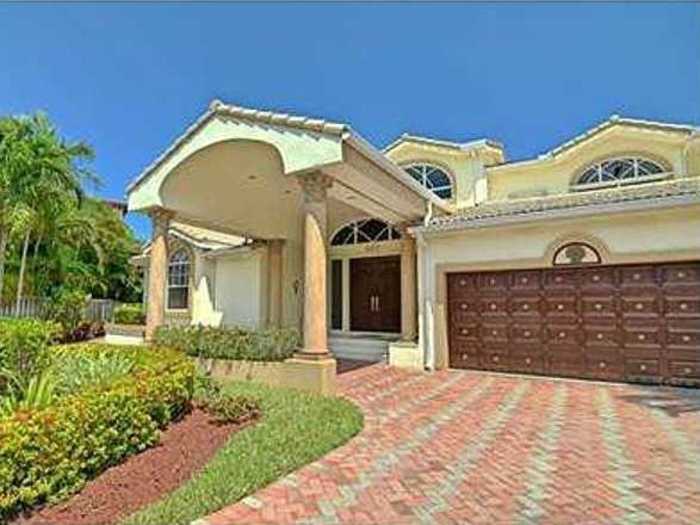 Golden Beach, FL: $5.3 million can buy an 8,000 square-foot-home with five bedrooms, two docks, and a pool with a rock waterfall.