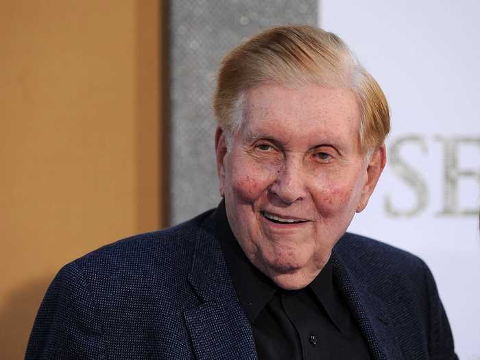 3. Sumner Redstone (CBS + Viacom): $51.7 million