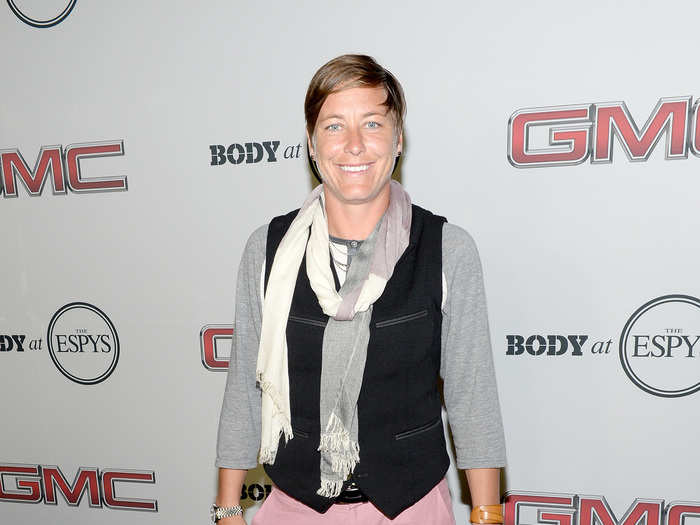 WORST: Abby Wambach looked like she just randomly grabbed a bunch of different things and put them on