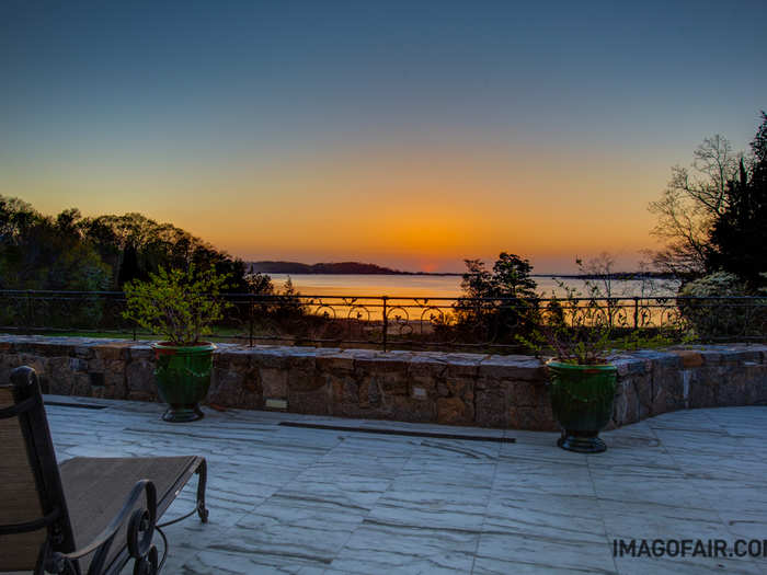 The views of the Head of the Harbor from the terrace are stunning, especially at sunset.