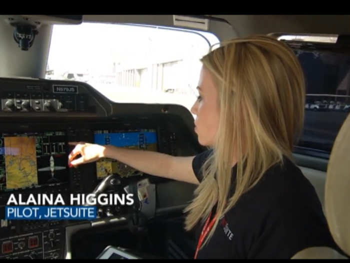 JetSuite Pilot Alaina Higgins used to fly Lear jets. She says normal planes don