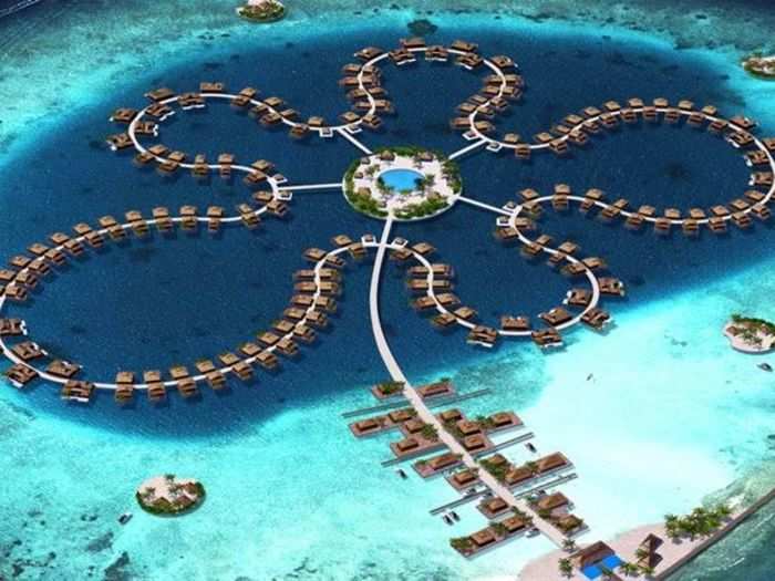 The Republic of the Maldives makes most of its revenue from tourism, so they invest in a number of cool tourism projects, like The 5 Lagoons Project.